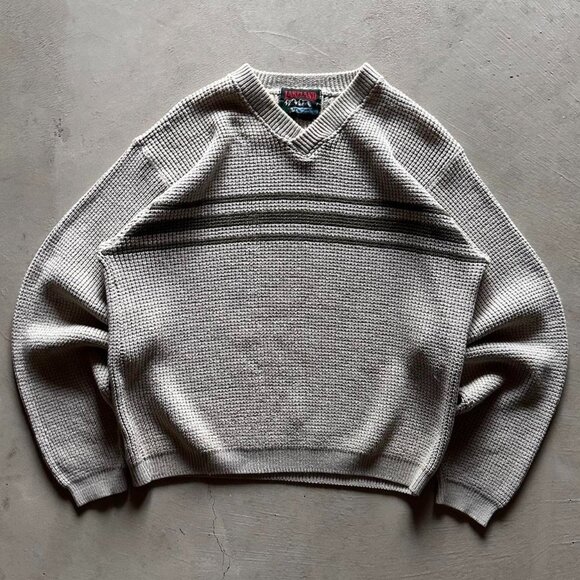 Other - vintage lakeland boxy v neck knit sweater